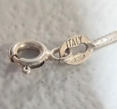 Vintage 20″ Italy 925 Square Snake Box Chain 5.1 grams Sterling Silver VTG