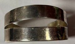 Vintage Remy Taxco 0.925 Sterling Silver Cuff Bracelet 41.9 Grams