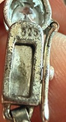 12.56g Vintage Sterling Silver 925 Tennis Link Bracelet, 7.5”