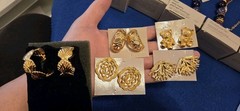 Vintage Avon Jewlery Lot Of 15.new In Box.sterling Silver Perfume Charm.1980s-90