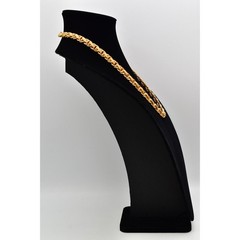 Napier Vintage 24″ Chunky Curb Rope Chain Necklace Gold Heavy Signed 1970s BinBM
