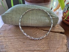 VTG Mexico 925 SS Collar Cuff Twist Necklace