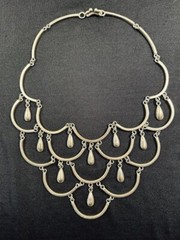 STUNNING VINTAGE TAXCO SILVER NECKLACE (1950s-1970s) – Unique Find