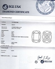 1 CARAT CERTIFIED I SI1 CUSHION BRILLIANT CUT DIAMOND LOOSE NATURAL ENGAGEMENT
