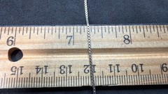 4.50g Vintage Sterling Silver 925 Bigg40 Script Pendant Chain Necklace 21 in M
