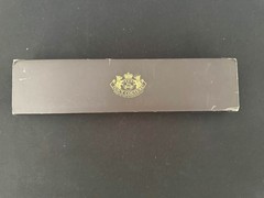 Vintage Y2K Juicy Couture Silver Tone Necklace Complete /w Box