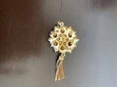 Edlee Watermelon Heliotrope Pendant w/ Tassle