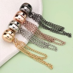 1pc Magnetic Chain Brooch Clip – Decorative Clothing & Scarf Fastener Accessory