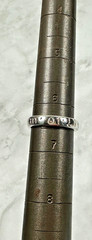 GAP Sterling Silver Ring with “Do Not Forget Me” in French – Size 6.25