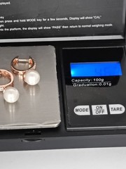 Vintage 1990-s 14 Ct Rolled Gold Pearls / Zircons Earrings – Hallmarked 585 RG