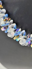 Vintage Vendome Austrian Aurora Borealis Crystal Rhinestone Cluster
