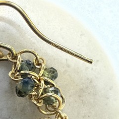 Anthony Nak lemon quartz & prasiolite Earrings – 18Kt yellow gold