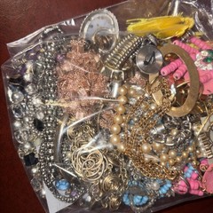 Vintage Wearable And Craft jewelry lot