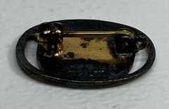 Vintage Sterling L.O.S. Of N.A. Rhinestone Pin