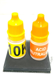 Gold Testing Acids 10K 14K 18K 22K , Platinum, Silver Test , Acid Neutralizer