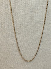 Vtg Speidel 12K Yellow Gold Filled 22 Inch Curb Link Chain Necklace Signed