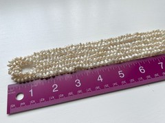 Vintage 22″ Multi Strand Baroque Pearl Necklace 54g