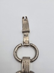 Vtg Sterling Silver 925 Taxco Mexico Modernist Circle Link Bracelet 6.75″ 30g