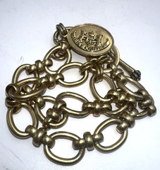 Vintage Juicy Couture Y2K Bracelet Gold Tone Link for Small Wrist in Box