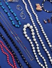 Large Mix Costume Jewelry Lot 30+ Pieces