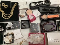 Vintage AVON Jewelry Lot In Original Boxes 39 pieces 3#8 ozs 2014 -2022