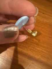 Vintage Baby Blue Plastic Beaded Necklace And Earring Set Japan ‘60s