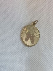 VIntage Jewelry 12KT 12K Gold Filled Charm Pendant Danecraft Its a Girl Baby