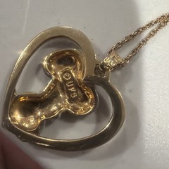 Vintage Snoopy Pendant Necklace Lenox Sterling Silver Gold Vermeil 18 Inches