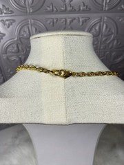 Vintage Signed Liz CLAIBORNE Charm Holder – Pendant Necklace