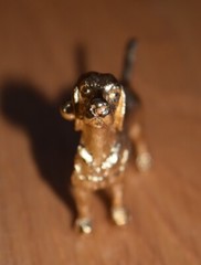 Crown Trifari Canine Collection Beagle Dog Brooch Pin Standing Labrador Figure
