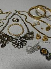 Vintage Silver and Gold Toned Mix of Jewelry