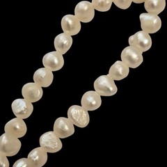 Vintage Unbranded Two Strand Freshwater Pearls Choker Necklace