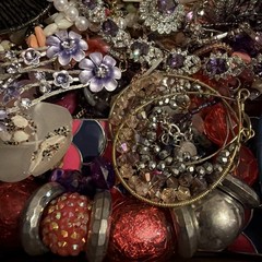 Vintage to Now Jewelry Lot, All Wearable Untested. No Broken. Box C3