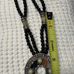 Celtic Scottish Miracle Black Bead Stone Viking Jewelry Designs Agate Vintage
