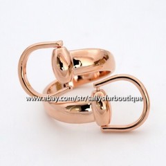 Sallys Quality 100% Copper Scarf Ring Saddle Buckles Brooch For Silk Scarves
