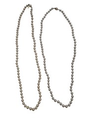 Two Vintage Marvella Faux Pearl Necklaces