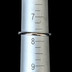 Estate Natural Diamonds 14k White Gold Band Ring 50%Eternity Wedding Anniversary