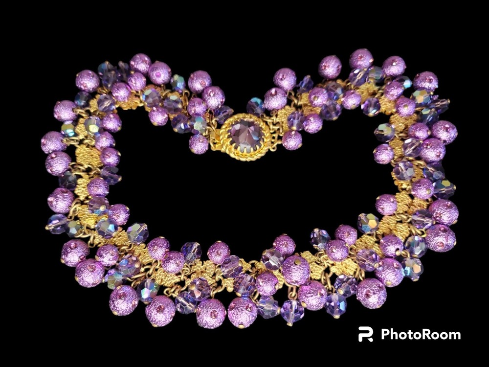 France French Couture – Vintage Francois Montague Collar Necklace (NK2114)