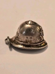 Nassau Bahamas Police Hat Charm Pendant Sterling Silver 925