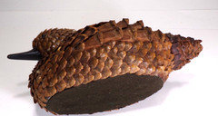 Handmade Pine Cone Duck Folk Art Figurine Rustic Craft WV14