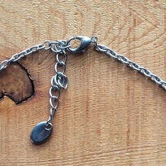 Charm Necklace Vintage K.I.S. Keep It Sensational Silvertone Animals Glass Beads