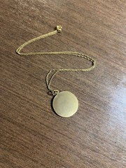 Vintage St Anthony Medal Pendant 12kt Gold-Filled Necklace 18″