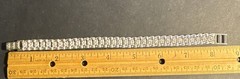 Sterling Silver Faux Diamond Tennis Bracelet 8”