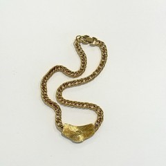 Jackie Collins Vintage 80’s Panther Gold Plated Two Tone Chain Link Necklace