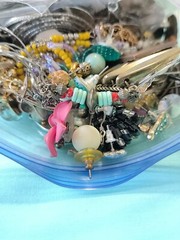 Vtg Mod Paired & Single Earrings Mixed Lot Sell Craft Wear Resale Up Cycle Etsy
