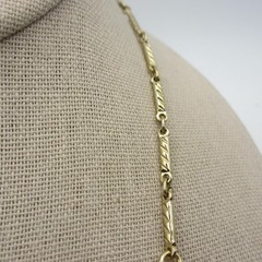 Vintage Cameo Necklace Victorian Revival Gold Tone 16 Inch