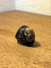 Ancient Egypt Scarab Ring Vintage Sculpture Jewelry Unspecified Material
