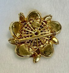 Vintage Signed Hobe 1965 Brooch And Earrings