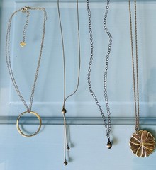 Collection of 7 Vintage-Style Fashion Necklaces, Nolan Miller, Cookie Lee, Avon