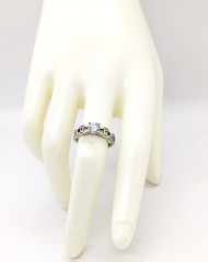 Vintage Elegant RING Sterling Silver 925 with Chic Stone -size: 8US (18mm) | #36